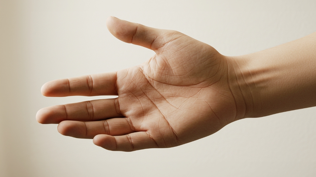 손 전체의 힘이 빠지거나 감각 둔화