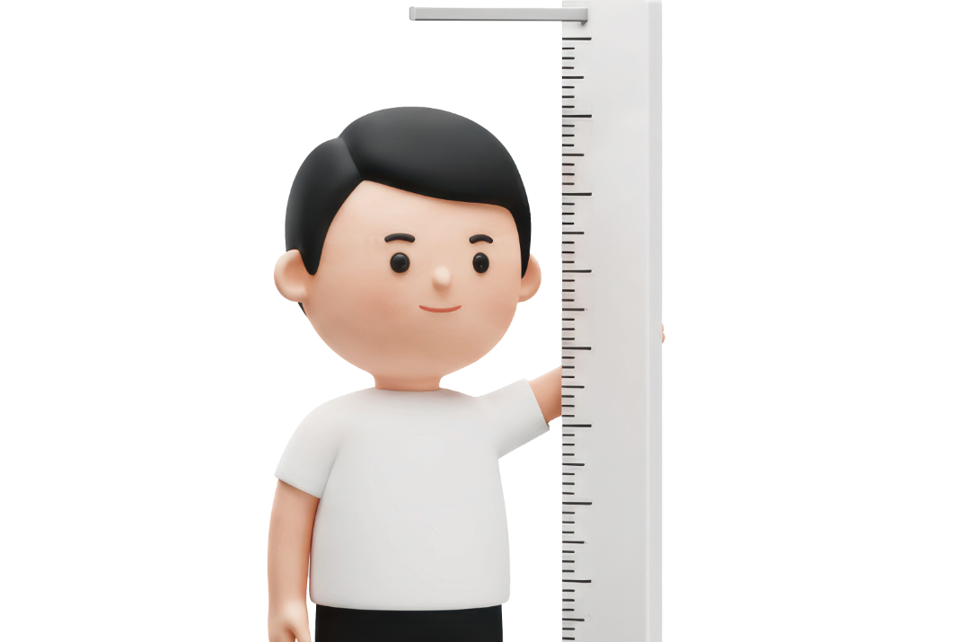 자세교정을 하고 있는 일러스트