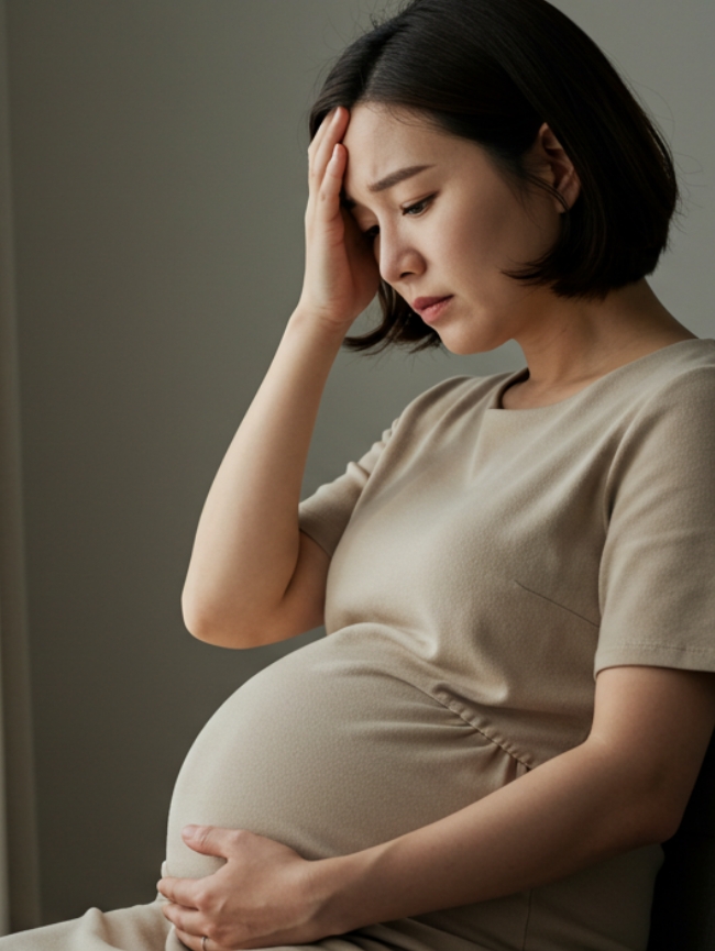 기력 저하된 산모